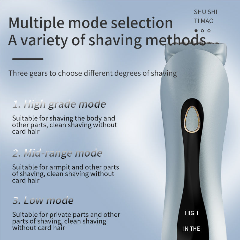 Rechargeable Electric Hair Remover,Full-Body Use,Unisex Hair Remover,Wireless Full-Body Hair Trimmer